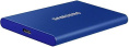 Внешний накопитель Samsung T7 2TB MU-PC2T0H/WW (синий) USB-C, запись - 1000МБ/с, чтение - 1050МБ/с