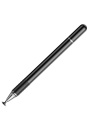 Стилус Baseus ACPCL-01 Golden Cudgel Capacitive Stylus Pen, для ёмкостных сенсорных дисплеев, двухсторонний, алюминиевый сплав + силикон, Black