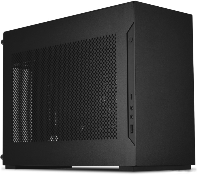 Корпус Lian Li A4H2O PCIe 4.0 Черный G99.A4H2OX4.00 материал: SPCC, алюминий, 1x USB 3.0 TYPE-A, 1x USB 3.1 TYPE-C, 1x микрофон, 1x HD Audio, без