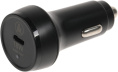 Автомобильное зарядное устройство HAMA H-183327,  USB-C, USB-C, 18Вт, 3A, черный [00183327]