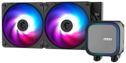 Система водяного охлаждения MSI Mag Coreliquid A13 240 ARGB Soc-AM5/AM4/1700/1851 черный 3-pin 31.3dB Al 280W Ret 306-7ZWCA11-L80
