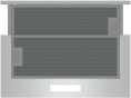 Встраиваемая вытяжка Gorenje TH60E5X, управление кнопочное, нержавеющая сталь