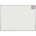 Магнитно-маркерная доска SILWERHOF белый, 90x120 см, алюминиевая рама, лоток для аксессуаров 1657942