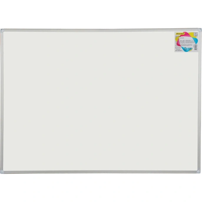 Магнитно-маркерная доска SILWERHOF белый, 90x120 см, алюминиевая рама, лоток для аксессуаров 1657942