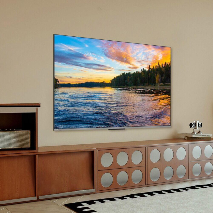 65" Телевизор SKYWORTH 65Q75G QLED+, 4K Ultra HD, СМАРТ ТВ, Google TV, черный