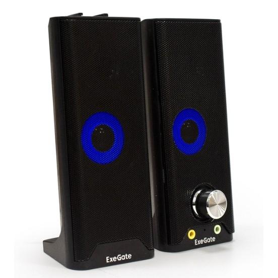ExeGate Accord 280 питание USB, Bluetooth, 2х3Вт 6Вт RMS , 60-20000Гц, цвет черный, RGB подсветка, с возможностью трансформации в саундбар, Color Box