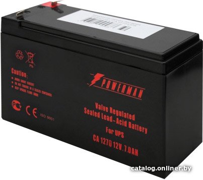 Аккумулятор для ИБП Powerman CA1270/UPS 12В/7 А·ч