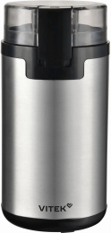 Кофемолка Vitek Gracia VT-CG1540 400Вт сист.помол.:ротац.нож вместим.:80гр стальной
