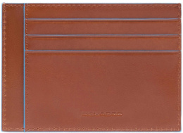 Чехол для кредитных карт Piquadro Blue Square PP2762B2R/M каштановый кожа натуральная
