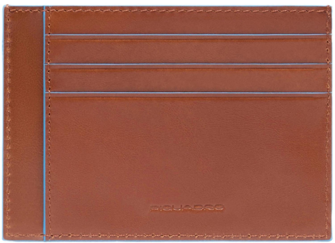 Чехол для кредитных карт Piquadro Blue Square PP2762B2R/M каштановый кожа натуральная