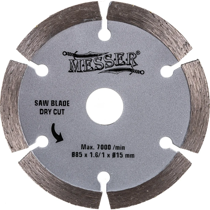 Диск алмазный 85x15x1.6x1 мм для циркулярной мини-пилы М200 MESSER 10-40-853