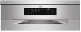 Посудомоечная машина AEG FFB53927ZM, полноразмерная, напольная, 59.8см, загрузка 14 комплектов, нержавеющая сталь