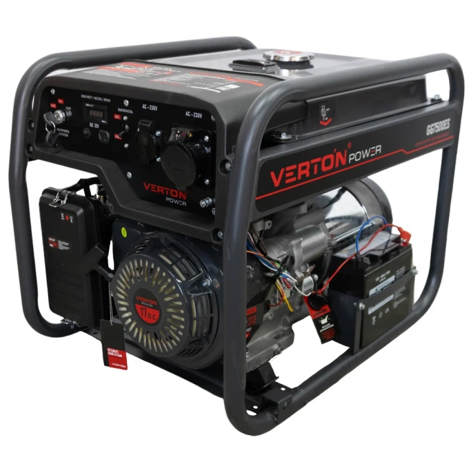 Генератор бензиновый VERTON POWER GG7500ES 01.15815.15819