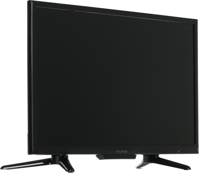 24" Телевизор YUNO ULX-24TCS221 HD, СМАРТ ТВ, YaOS, черный