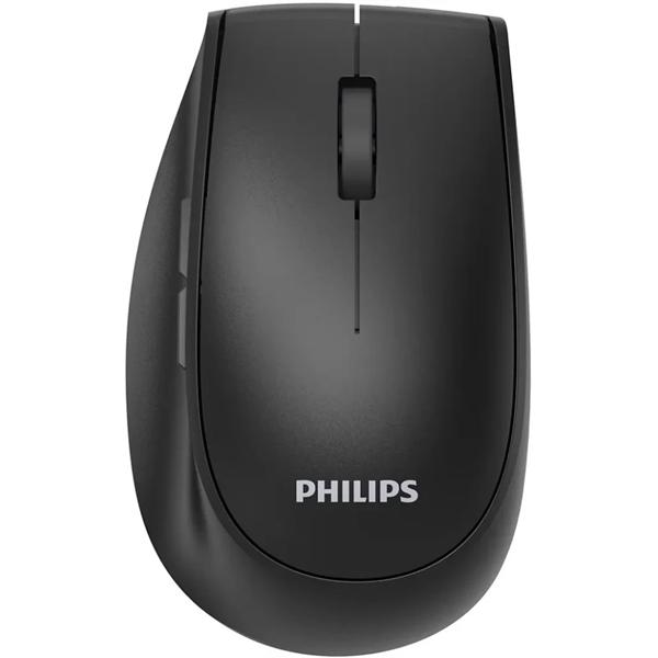 Аксессуары Philips Беспроводная Мышь SPK7627, 2,4 GHz, Bluetooth 3.0/5.0, 5 кноп., 1600dpi, Аккамулятор, Чёрный SPK7627B/60