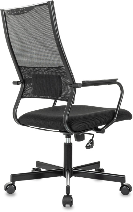Кресло руководителя Бюрократ CH Balance, сетка/ткань, до 150кг, черный