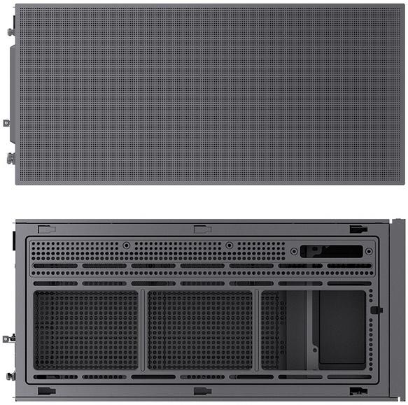 Корпус без блока питания Case JONSBO D41 MESH, Midi-Tower, TG, no fan, 1xUSB-A 3.2 + 1xUSB-C 3.2, ATX, mATX Black (D41 MESH Black)