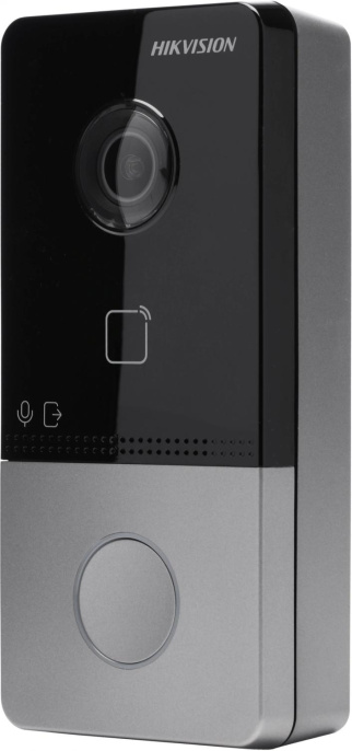 Видеопанель Hikvision DS-KV6113-PE1(C),  накладная,  черный