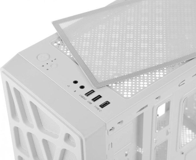 Корпус ATX Formula Mana, Midi-Tower, без БП, белый [mana w]