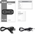 Колонка портативная SVEN PS-165 черный (16Вт, USB, Bluetooth, питание от USB/аккумулятора) (SV-022372)
