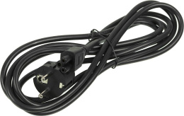 Кабель питания NingBo IEC C5 3-pin - Евровилка, 1.8м, черный [ncable]