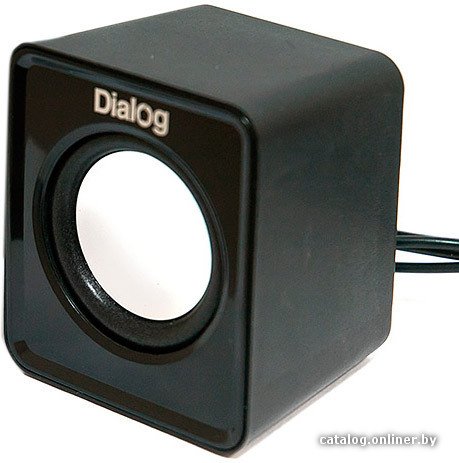 Колонки  Dialog Colibri AC-02UP BLACK {акустические 2.0, 5W RMS, питание от USB}