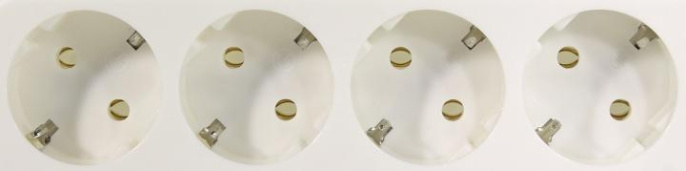 Сетевой удлинитель Defender E418, 1.8м, белый [99225]