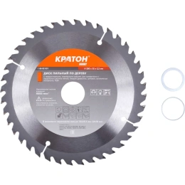 Диск пильный Кратон по дереву 200x32x2,2 мм 40T в комплекте переходное кольцо 32x25,4 мм; 32x3 1 06 02 031