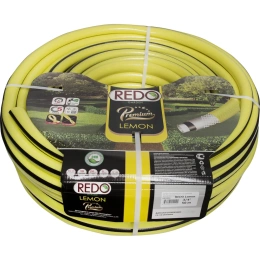 Поливочный армированный шланг REDO Premium Lemon пятислойный, 3/4", 50 м 603450