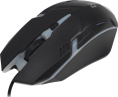 Мышь проводная Defender Cyber MB-560L, игровая, оптическая, USB, 1600dpi, черный [52560]
