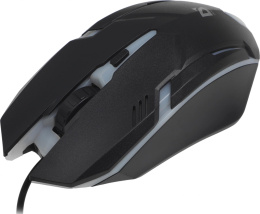 Мышь проводная Defender Cyber MB-560L, игровая, оптическая, USB, 1600dpi, черный [52560]