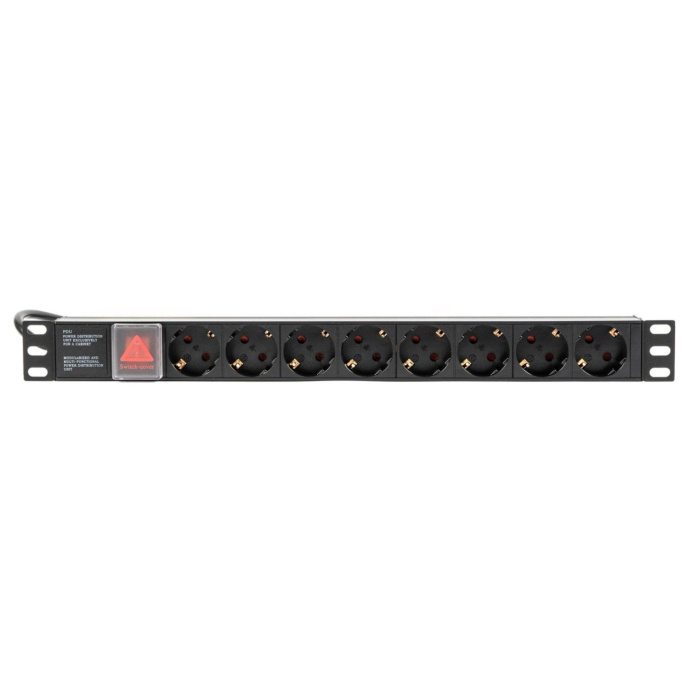 БАСТИОН Rapan-PDU8S-S Блок розеток с выключателем, 220 В, 16 А, 8 розеток Schuko 752