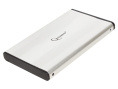 Gembird EE2-U2S-5-S Внешний корпус 2.5" Gembird EE2-U2S-5-S, серебро, USB 2.0, SATA, металл