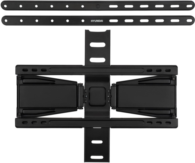 Кронштейн для телевизора Hyundai SL-F1 черный 43"-90" макс.50кг настенный поворотно-выдвижной и наклонный (HMS90FD350BK16)