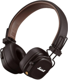 Наушники Marshall Major IV Коричневый 1006127 беспроводные, с микрофоном, накладные, портативные, Bluetooth 5.0, 20-20000 Гц, складное оголовье, быстрая зарядка, время работы: 80 ч