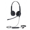 Наушники с микрофоном Jabra BIZ 1500 Duo черный 2.3м накладные USB оголовье 1559-0159
