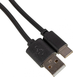 Кабель USB m -USB Type-C m 1м черный