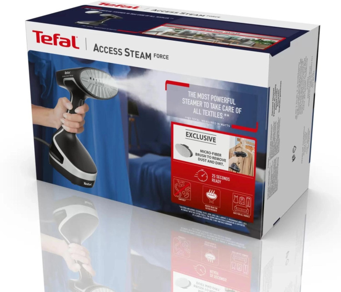 Отпариватель ручной Tefal DT8230E1 2000Вт черный/серый (1830008419)