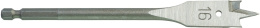 Сверло Milwaukee 16х152мм хвостовик 1/4" HEX 4932363135 для работы с твердой и мягкой древесиной и ДСП, 1/4" шестигранный хвостовик, центрирующее острие для точного засверливания, острые