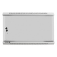 Шкаф телекоммуникационный 19" настенный 6U ExeGate EC-WM-6U.450.M.GREY (19”, 6U, 600x450x370mm (ШхГхВ), передняя дверь металл, съемные боковые панели, пыле- и влагозащита IP23, светло-серый RAL 7035) EX298611RUS