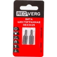 Бита HEX3, 25 мм, 2 шт. REDVERG 6623488