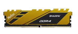 Оперативная память NETAC Shadow NTSDD4P26SP-08Y DDR4 - 1x 8ГБ 2666МГц, DIMM, Yellow, Ret