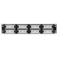 Патч-панель ExeGate EPP3-19-48-8P8C-C5e-110D (19", UTP, 48 port, cat.5e, KRONE&110(dual IDC), 2U, RoHS, Black, RTL) EX256753RUS