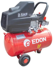 Компрессор поршневой Edon OAC-25/1600 масляный 198л/мин 25л 1600Вт красный (39776)
