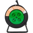 Силовой морозостойкий удлинитель на катушке SVET 20м/4роз. б/з(КГ 2x1), 10А, 2500Вт УХ-10-4-20-К КГ 2x1 3111-10001
