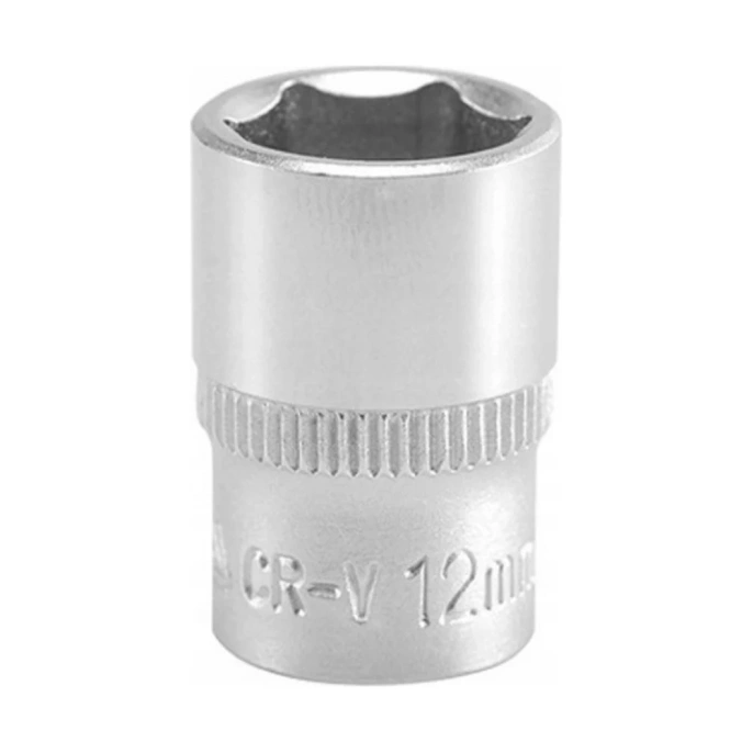 Торцевая головка YATO 1/4 CV короткая 12мм YT-1411 37121411 228 1