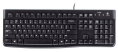 Клавиатура Logitech K120, USB, мембранная,  заводское нанесение кириллицы, черный [920-002506]