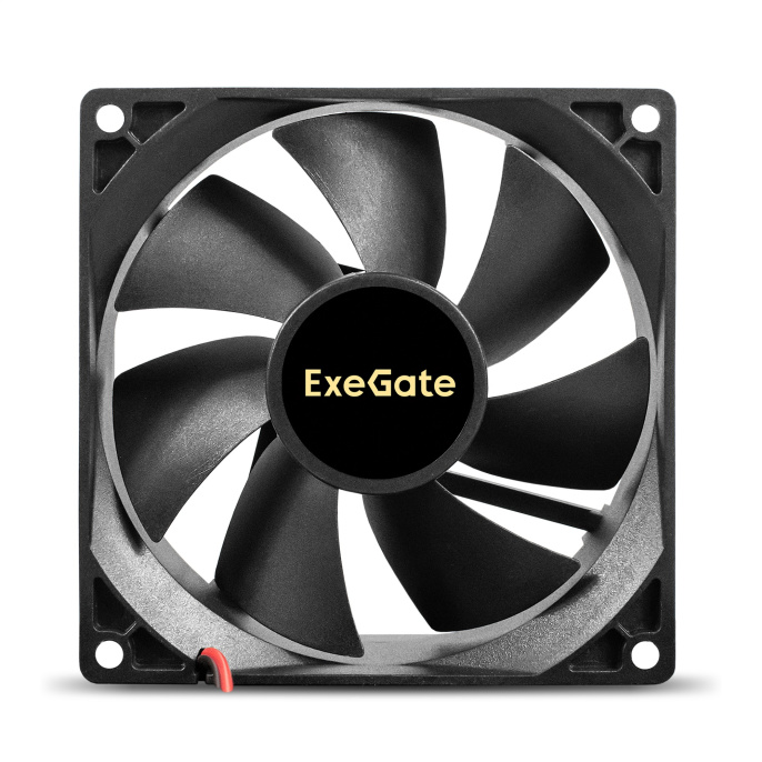 Вентилятор 12В DC ExeGate ExtraSilent ES09225S2P (92x92x25 мм, Sleeve bearing (подшипник скольжения), 2pin, 1800RPM, 21dBA) EX299881RUS