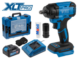 Аккум. ударный гайковерт BULL SC 1804 Xcase XLTpro БЕСЩЕТ., 18 В, 400 Н*м, 1/2", 1х4 А*ч, з/у 4 А 1329884