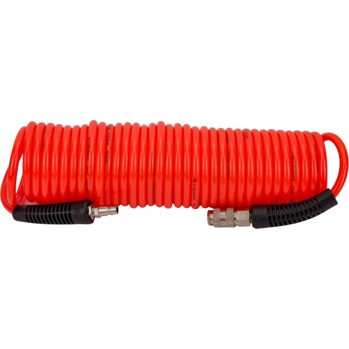 Шланг пневматический спиральный 10 м; 6х10 мм; полиуретан; рапид Gigant G-PS65810